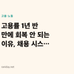 고용률 1년 반 만에 회복 안 되는 이유, 채용 시스템 자체가 바뀌었기 때문